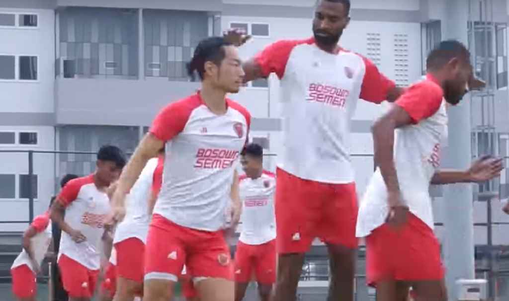 Latihan Skuad PSM Makassar Jelang Menjamu Persik