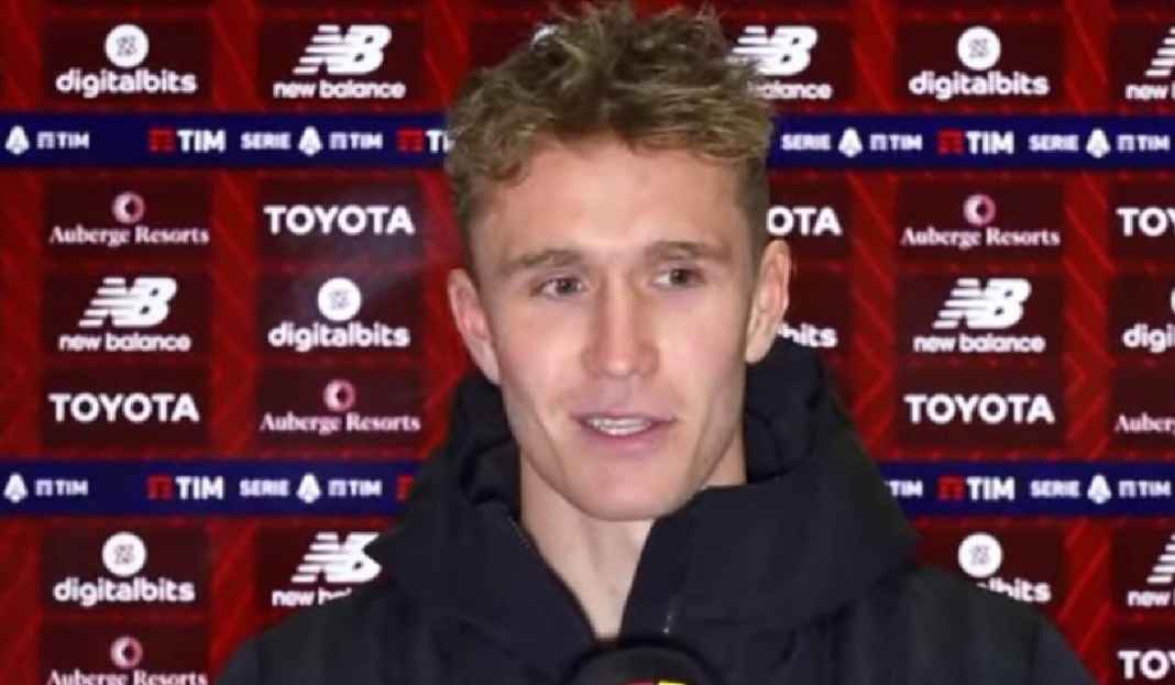 Perasaan Ola Solbakken Usai Cetak Gol Debut untuk AS Roma