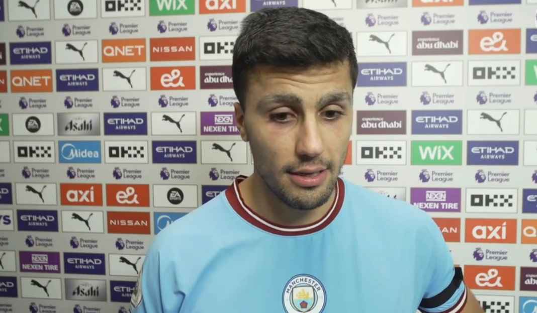Rodri Puji Penampilan Luar Biasa Babak Pertama Manchester City, Senang Bisa Cetak Gol