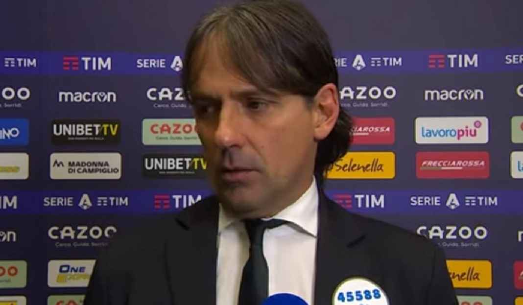 Simone Inzaghi Sedang Wawancara Usai Kontra Bologna Simone Inzaghi Mulai Dapat Sorotan, Giuseppe Marotta Bicara Nasib Pelatih