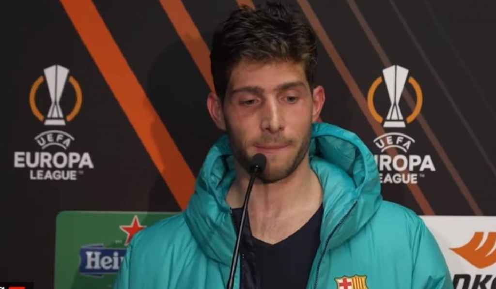 Dengar Nih Barcelona, Ada Permintaan dari Sergi Roberto untuk Leg Kedua Lawan Manchester United