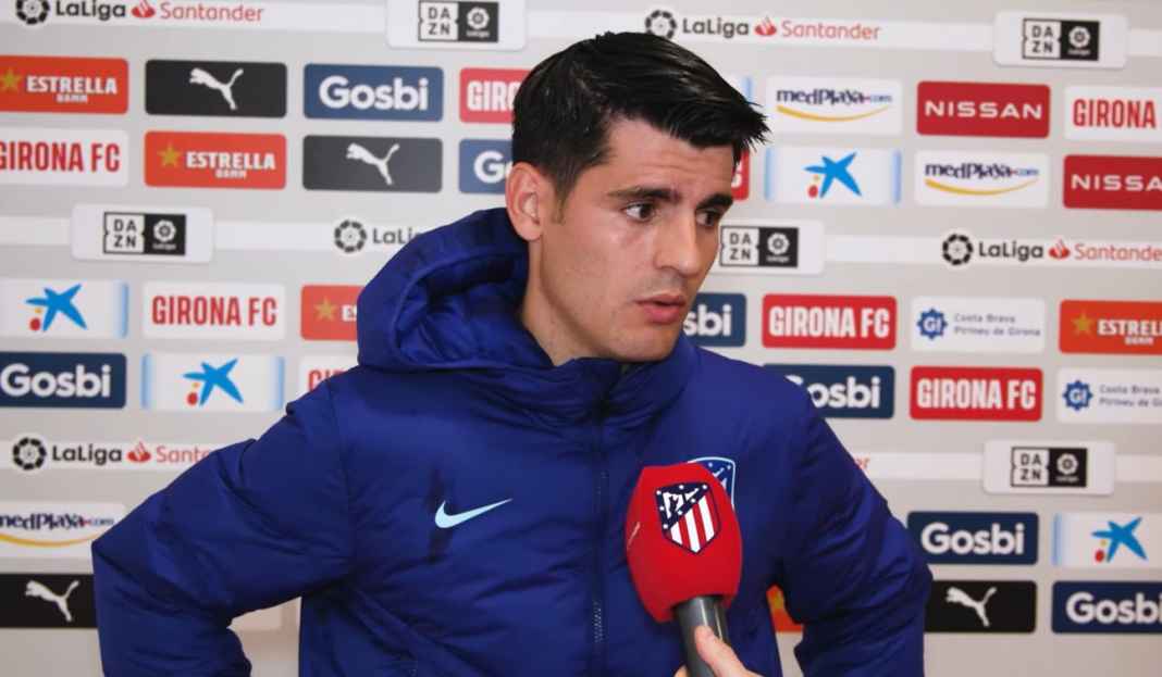 Alvaro Morata dalam wawancara usai pertandingan Prediksi Atletico Madrid vs Valencia, Dalam 16 Pertemuan, Rojiblancos Tidak Pernah Kalah