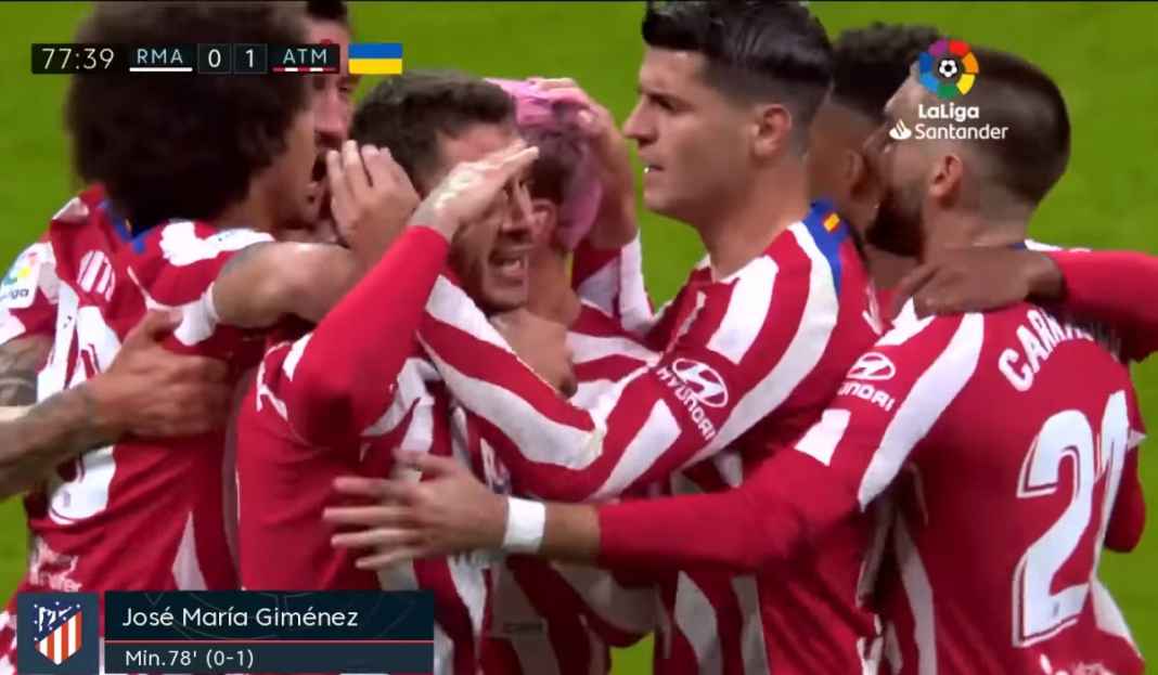 Atletico Madrid rayakan gol melawan Real Madrid Prediksi Atletico Madrid vs Sevilla, Los Rojiblancos Tak Terkalahkan di Tujuh Pertandingan