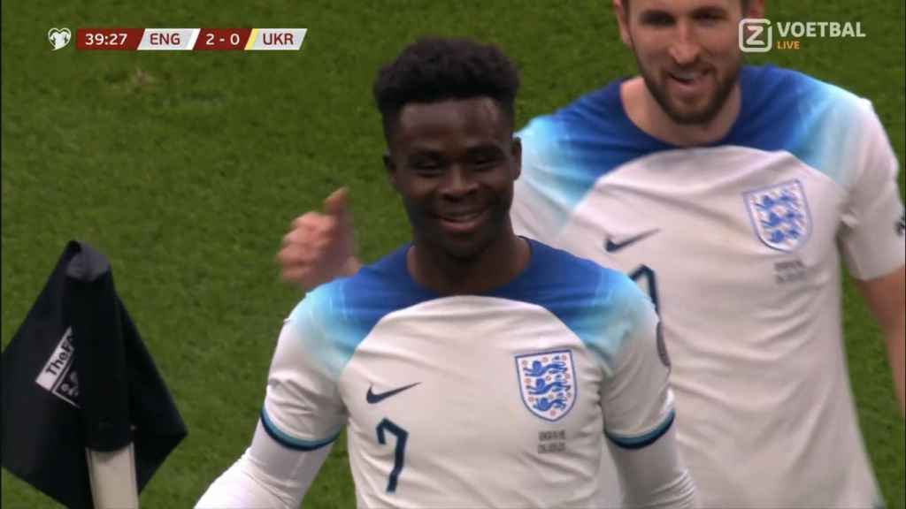 Bukayo Saka Satu Assist dan Satu Gol Dalam Tiga Menit! Kemenangan Kedua Inggris