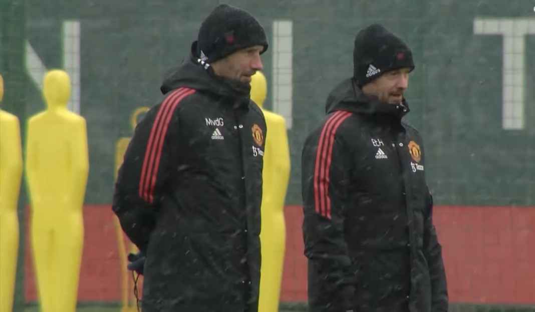 Mengintip Sesi Latihan Manchester United Jelang Laga vs Real Betis, Antony Absen