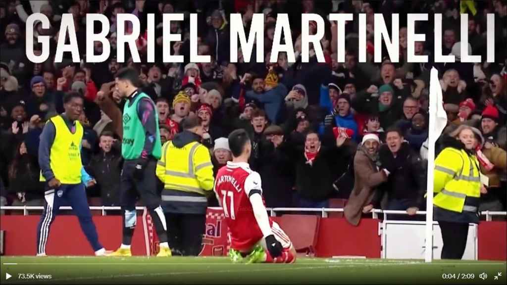 Martinelli Tebus Kesalahannya, 8 Poin Pisahkan Arsenal dan Manchester City