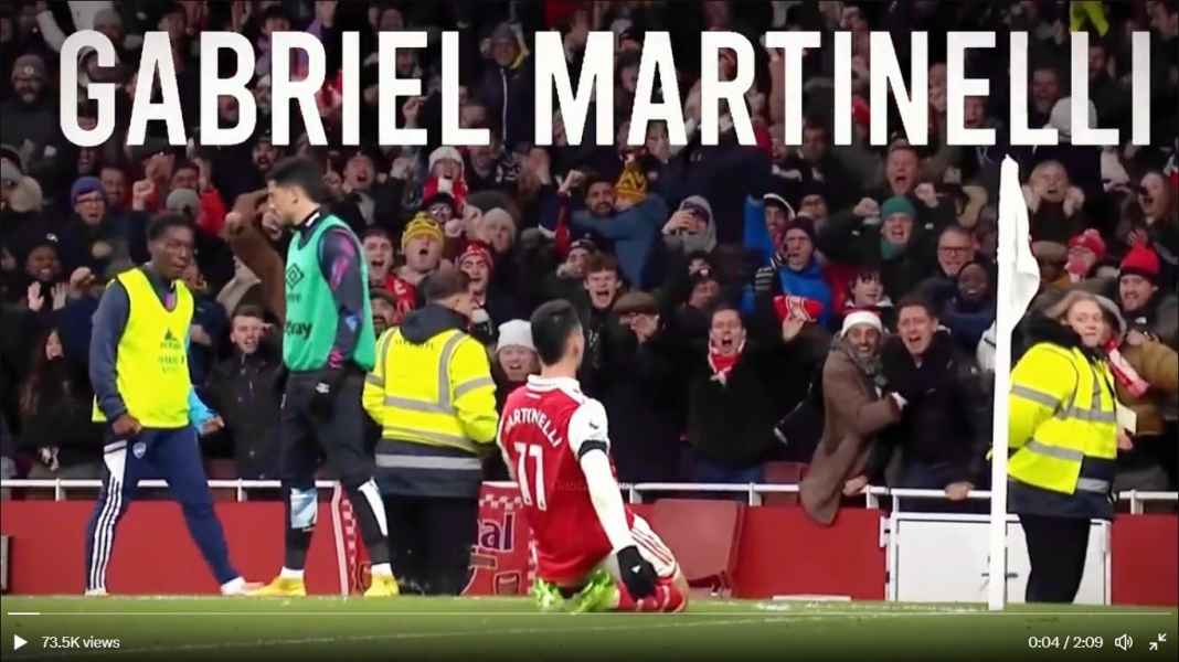 Martinelli Tebus Kesalahannya, 8 Poin Pisahkan Arsenal dan Manchester City