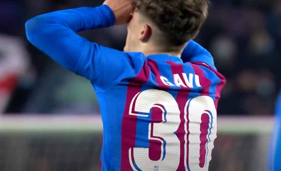 Gavi Usai Mencetak Gol untuk Barcelona di Sebuah Laga Gavi Usai Mencetak Gol untuk Barcelona di Sebuah Laga