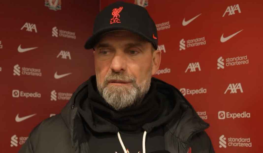 Jurgen Klopp dalam wawancara usai laga Liverpool Jurgen Klopp Puji Penampilan Kolektif Liverpool Selama Kemenangan Atas Wolves