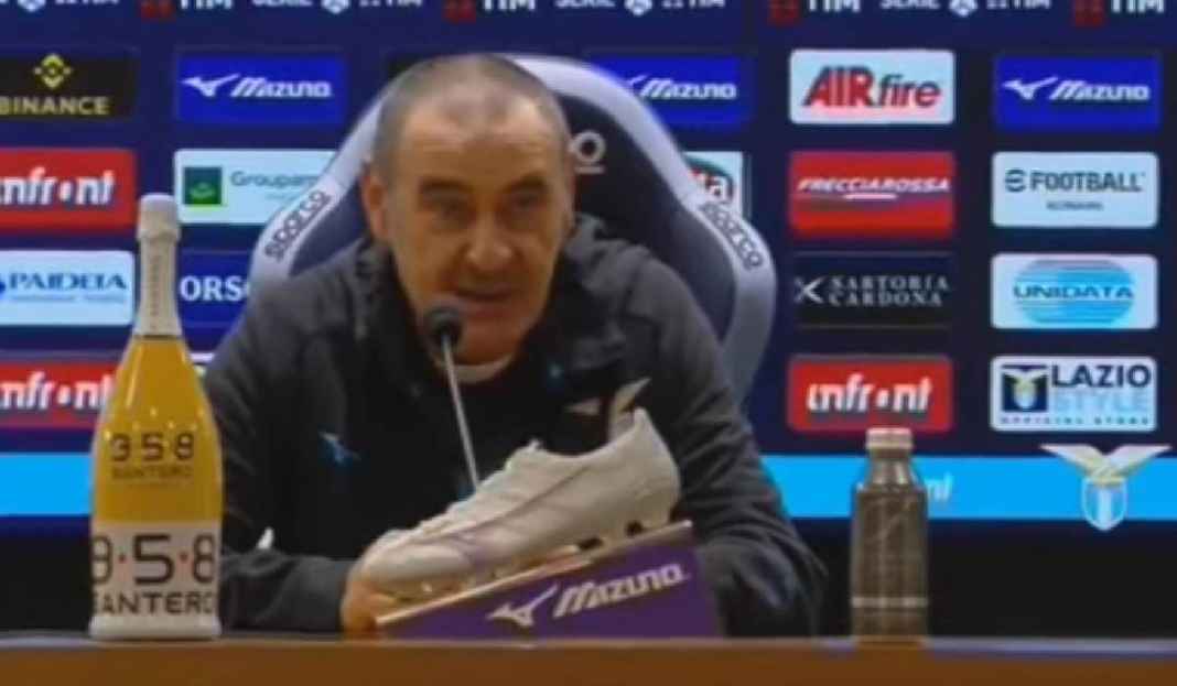 Konferensi Pers Maurzio Sarri Lawan AS Roma Reaksi Maurizio Sarri Setelah Lazio Berhasil Menang di Laga Derby