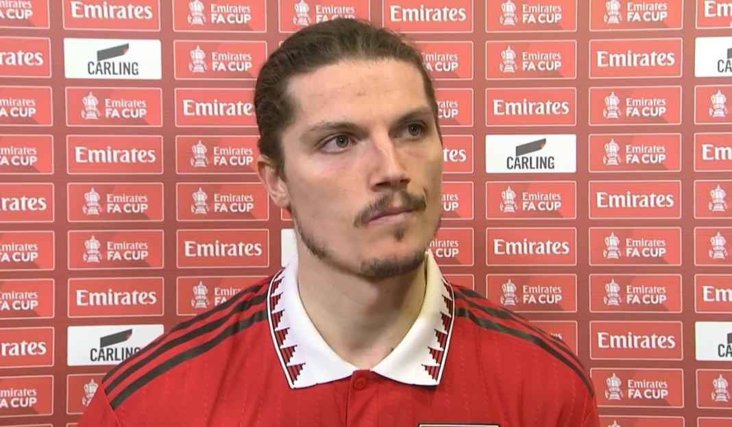Marcel Sabitzer Ungkap Kebahagiaannya Usai Cetak Gol Pertamanya Bagi Setan Merah
