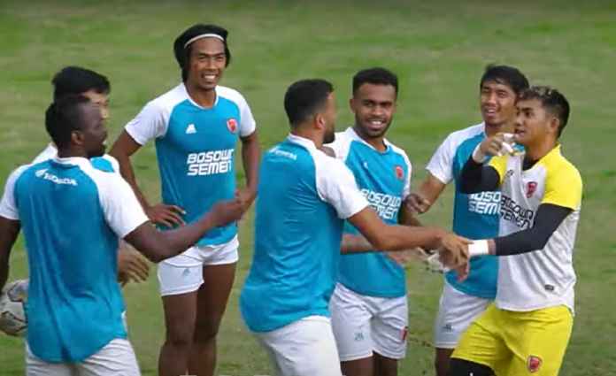 PSM Makassar Latihan Sebelum Menjamu Bhayangkara FC