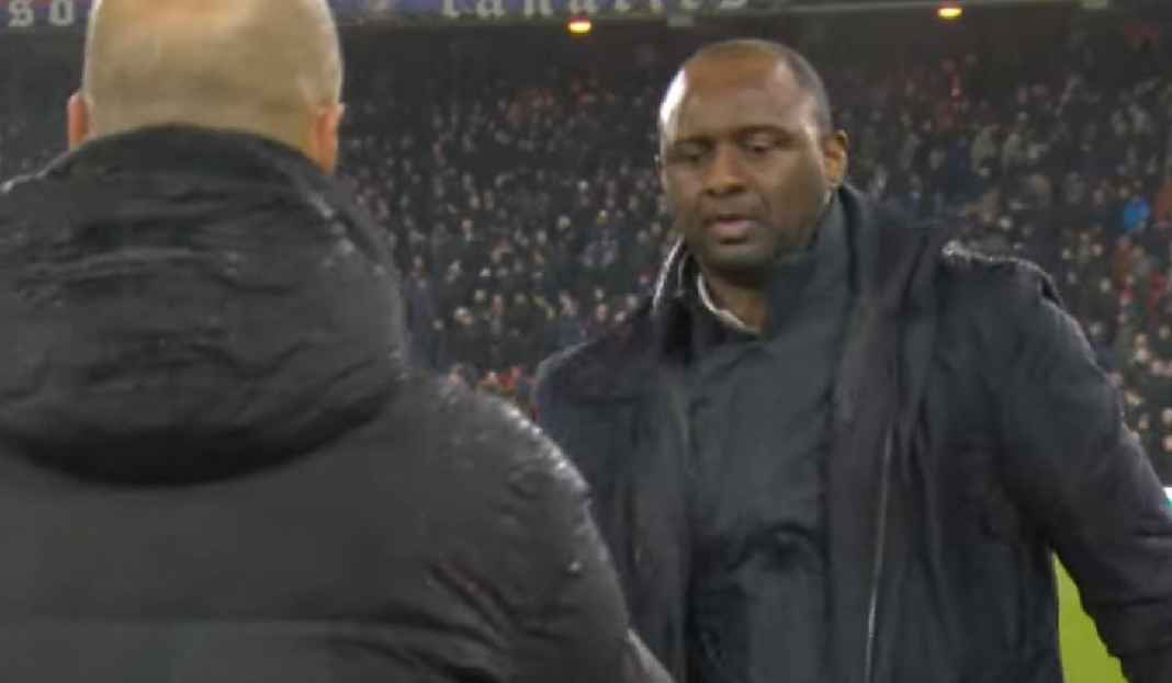 Patrick Vieira Hendak Bersalaman dengan Guardiola di Laga Crystal Palace vs Manchester City Alasan Utama Mengapa Crystal Palace Pecat Patrick Vieira