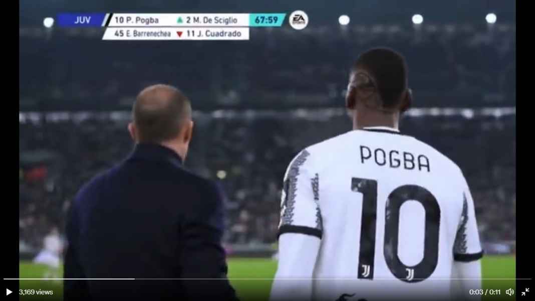 Paul Pogba masuk untuk Juventus Juventus Bangkit Dari Krisis Eksistensial, Menang Atas Rival Sekota, Dekati 4 Besar!