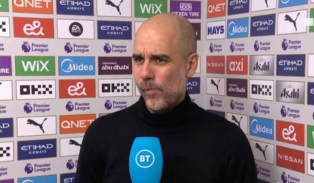 Pep Guardiola usai Manchester City menang tadi malam Pep Guardiola Incar Tiga Kemenangan Lagi Sebelum Memasuki Jeda Internasional
