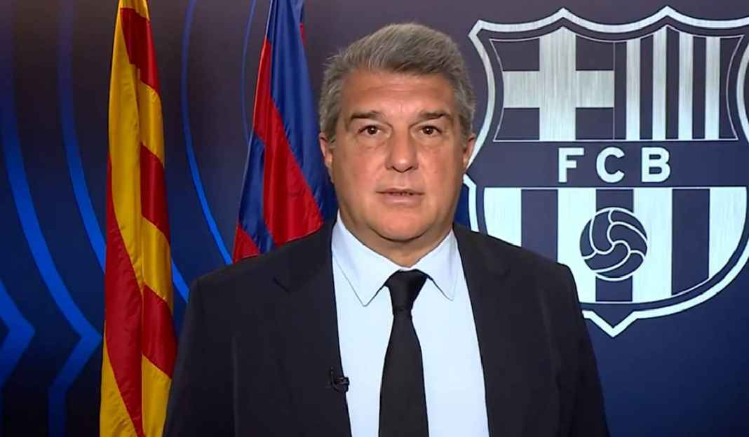 Presiden Barcelona Juan Laporta Sedang Berikan Sebuah Pernyataan Jelang Laga Barcelona vs Real Madrid, Ada Seruan dari Joan Laporta!