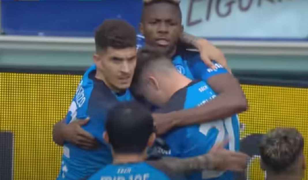 Selebrasi Gol Pemain Napoli Lawan Torino Kunci Utama Napoli Semakin Dekat Raih Scudetto