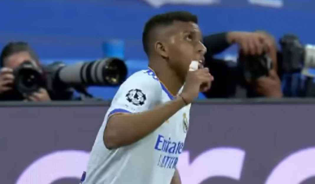 Selebrasi Rodrygo Goes Usai Cetak Gol ke Gawang Manchester City di Liga Champions Musim Lalu Rodrygo Goes Punya Ambisi Besar di Real Madrid, Apa Itu?