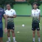 Sesi Latihan Persib Bandung Jelang Menjamu Persik Kediri