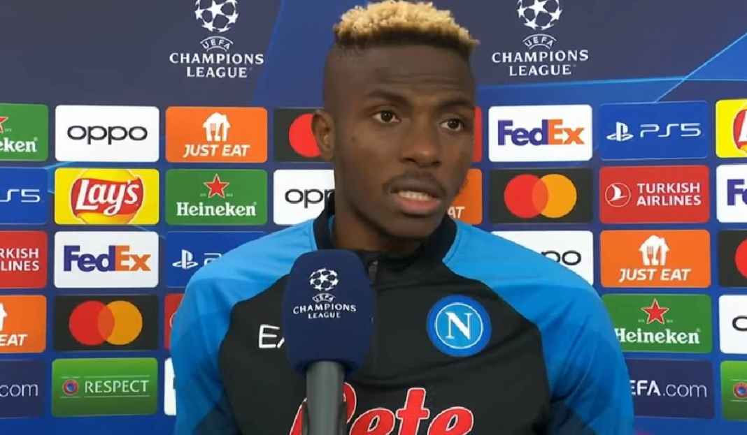 Victor Osimhen Wawancara Usai Laga Napoli vs Eintracht Frankfurt di Leg Kedua Liga Champions Victor Osimhen Mulai Pede Soal Peluang Napoli Juarai Liga Champions