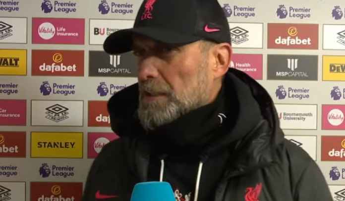 Jurgen Klopp Tanggapi Kekalahan Liverpool Lawan Bournemouth