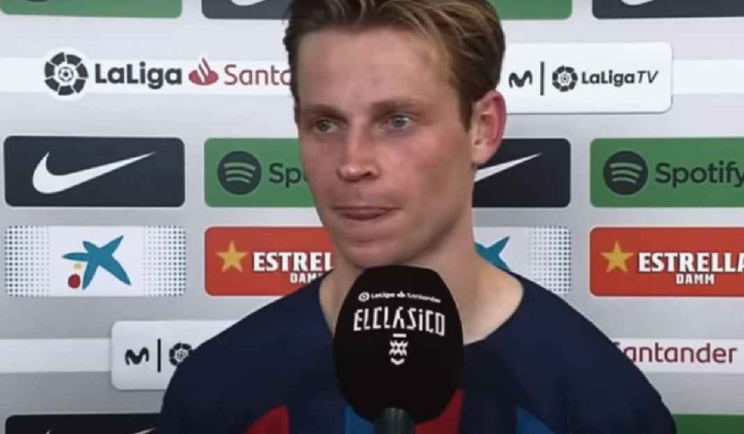 Wawancara Frenkie De Jong Usai Laga Barcelona vs Real Madrid Frenkie De Jong Berikan Jawaban Mengecewakan untuk Manchester United!