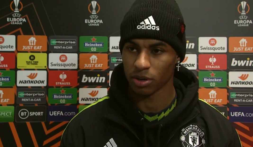 Wawancara Marcus Rashford usai pertandingan Marcus Rashford Sebut Manchester United Sudah Kembali ke Jalan yang Benar