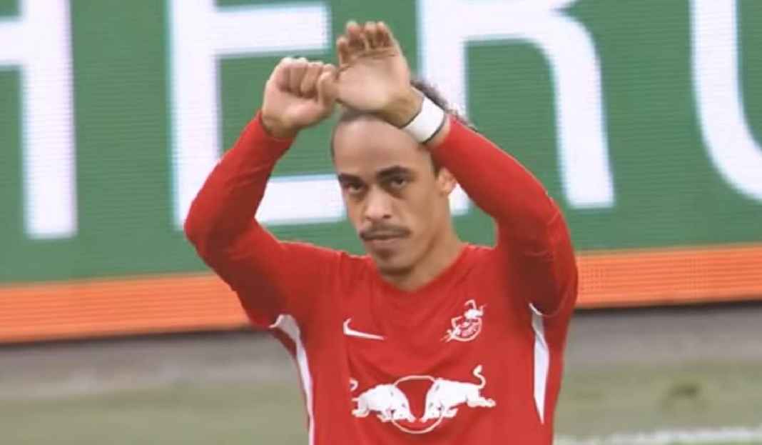 Yussuf Poulsen Membela RB Leipzig di Liga Jerman Yussuf Poulsen Ancaman Cabut dari RB Leipzig, Ini Penyebabnya