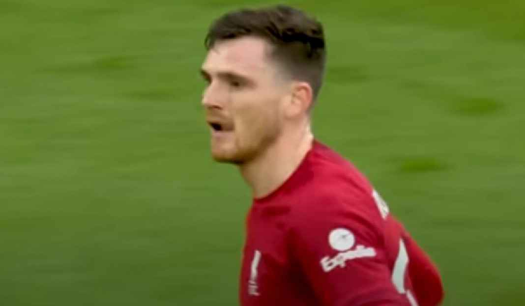 Andrew Robertson Memperkuat Laga Liverpool di Liga Inggris Andrew Robertson Lempar Handuk untuk Antarkan Liverpool Finis di Empat Besar