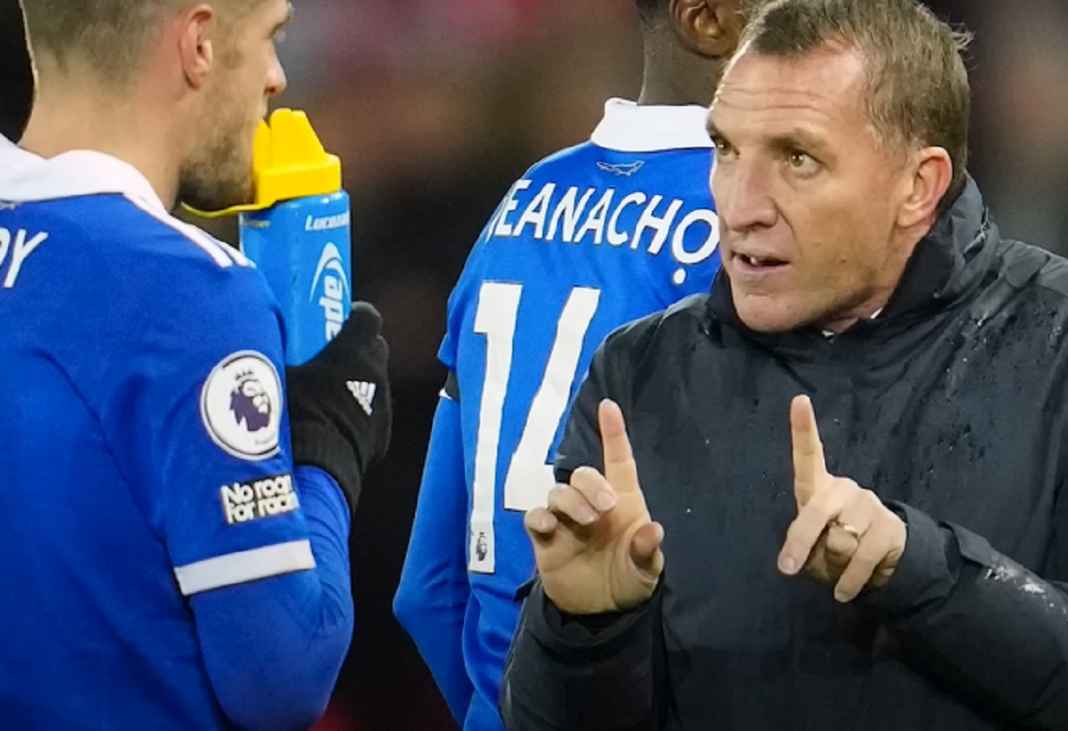 Brendan Rodgers Saat Masih Menjadi Pelatih Leicester City Brendan Rodgers Saat Masih Menjadi Pelatih Leicester City