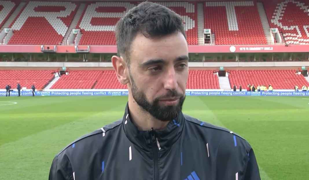 Bruno Fernandes tentang kemenangan Manchester United Bruno Fernandes Puji Dampak Pemain Cadangan Usai Kemenangan Manchester United