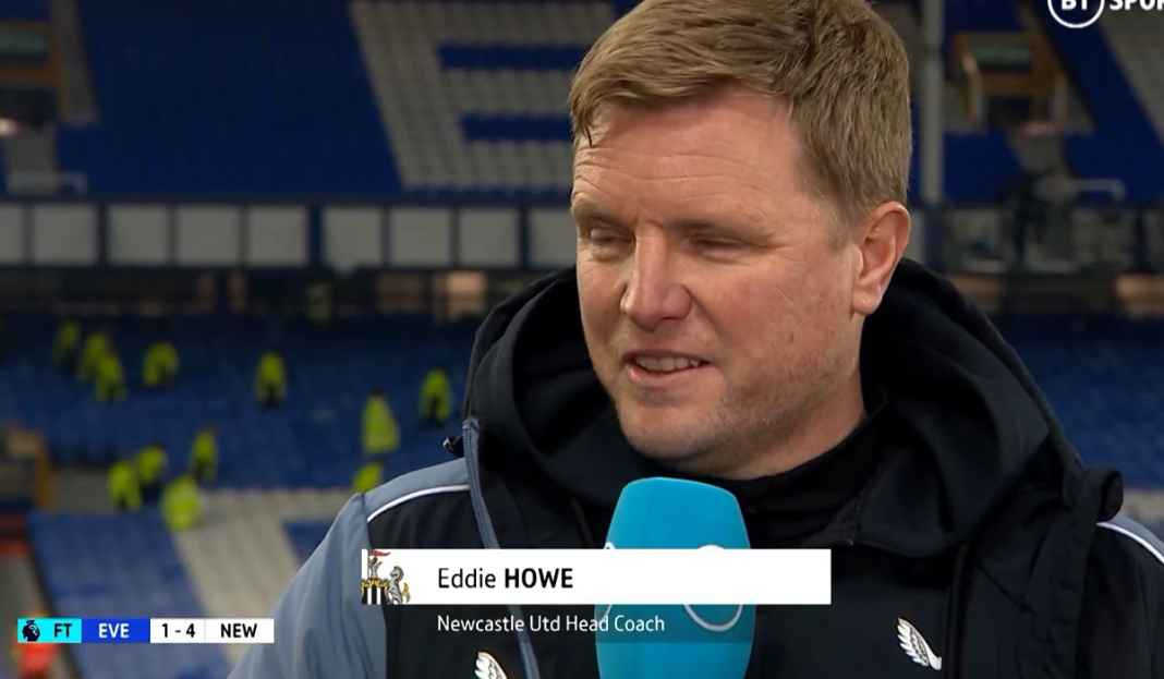Eddie Howe senang dengan kemenangan Newcastle Eddie Howe Tak Mau Sombong Meski Newcastle Semakin Dekat ke Liga Champions