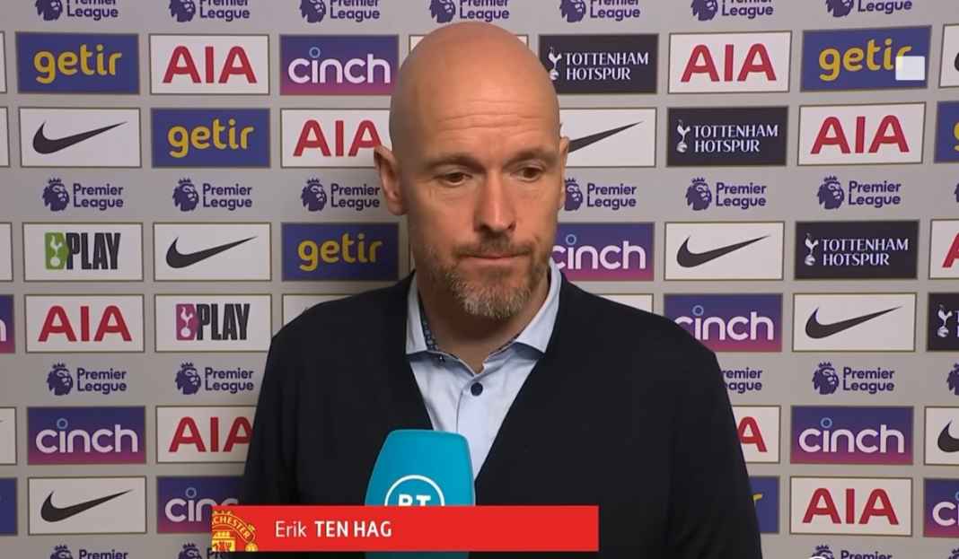 Erik ten Hag sesalkan hasil imbang Manchester United Erik ten Hag Kecewa Berat Manchester United Ditahan Imbang Tottenham Hotspur