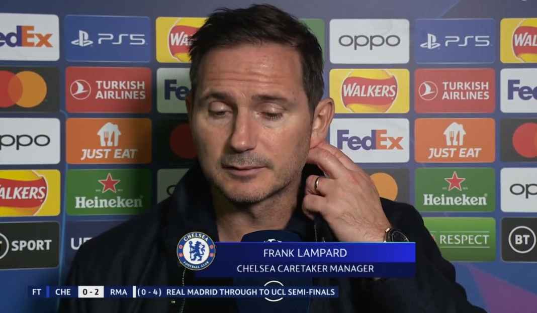 Frank Lampard klaim timnya main lebih baik Frank Lampard Klaim Chelsea Malam Ini Tampil Lebih Baik Ketimbang Real Madrid