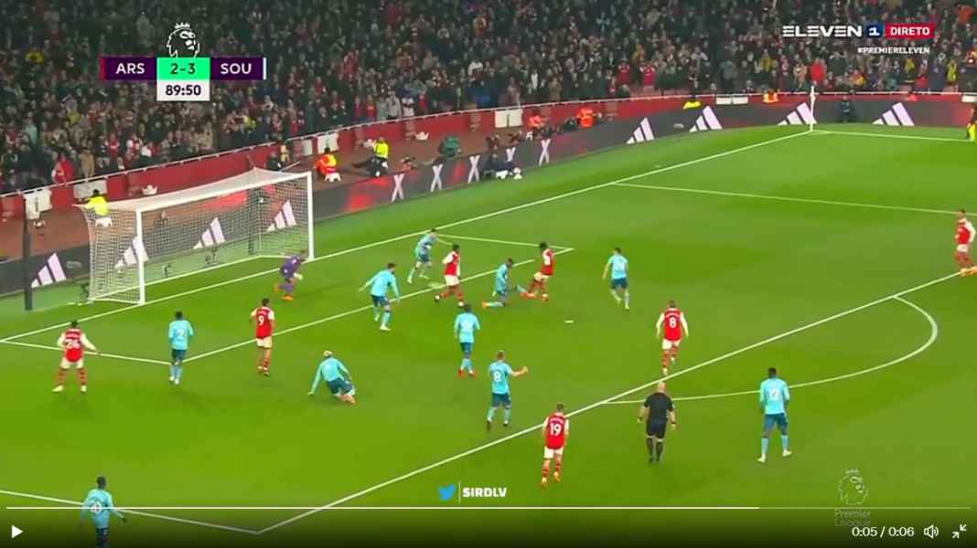 Gol Bukayo Saka menit terakhir Daftar 6 Laga Sisa Musim Arsenal, Usai Imbang Lawan Southampton Tadi Malam