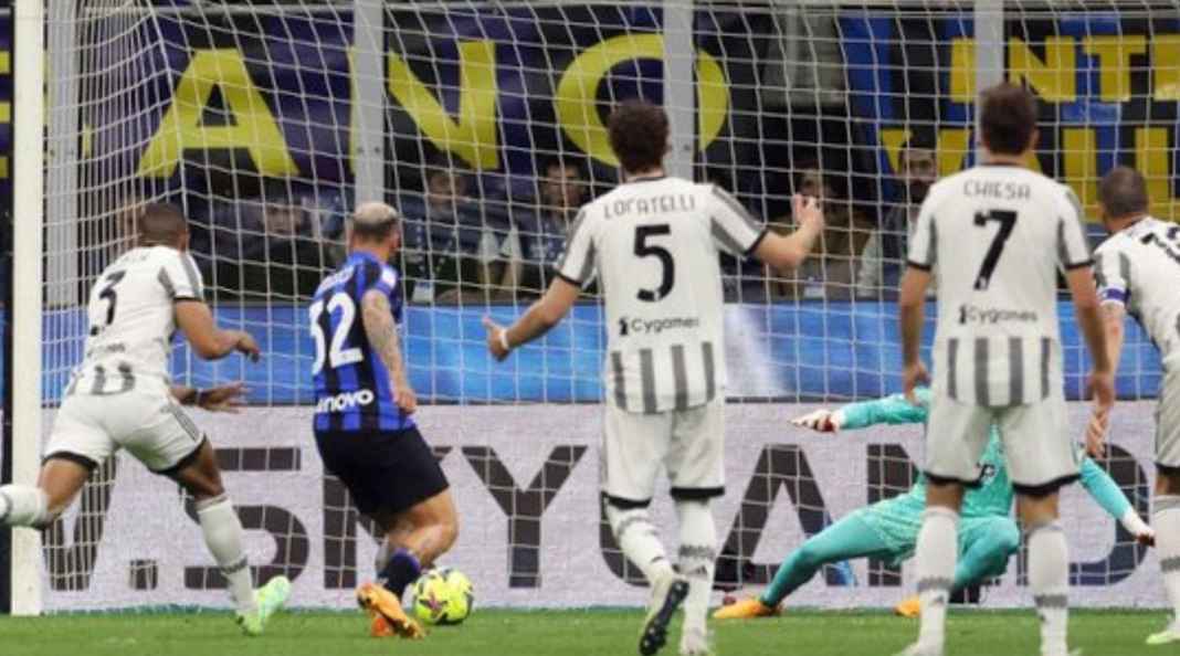 Gol Federico Dimarco di laga Coppa Italia antara Inter Milan vs Juventus Gol Federico Dimarco di laga Coppa Italia antara Inter Milan vs Juventus