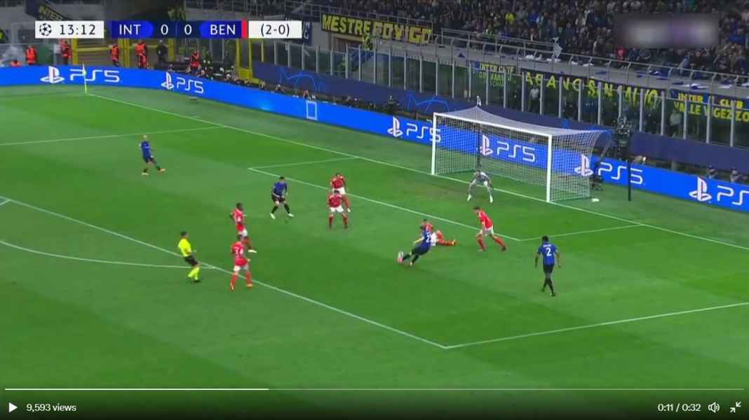 Gol Nicolo Barella Sudah Dua Kali Nicolo Barella Jadi Pahlawan Inter Melawan Benfica