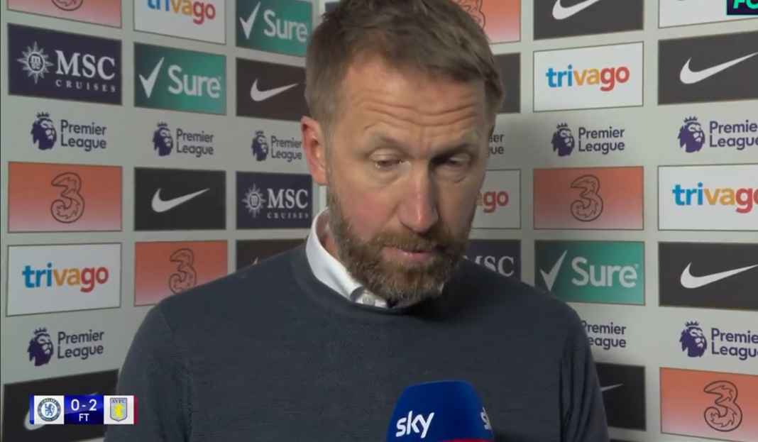 Graham Potter usai kekalahan Chelsea tadi malam Chelsea Dipermalukan di Kandang, Graham Potter Nilai Timnya Sudah Tampil Bagus