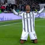 Juan Cuadrado cetak satu-satunya gol di laga Juvetus vs Inter Milan di semifinal leg pertama Coppa Italia 2023