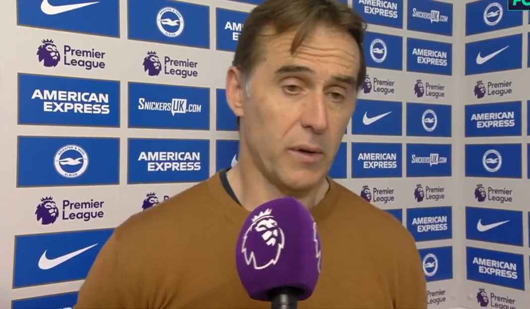 Julen Lopetegui bicarakan kekalahan Wolves