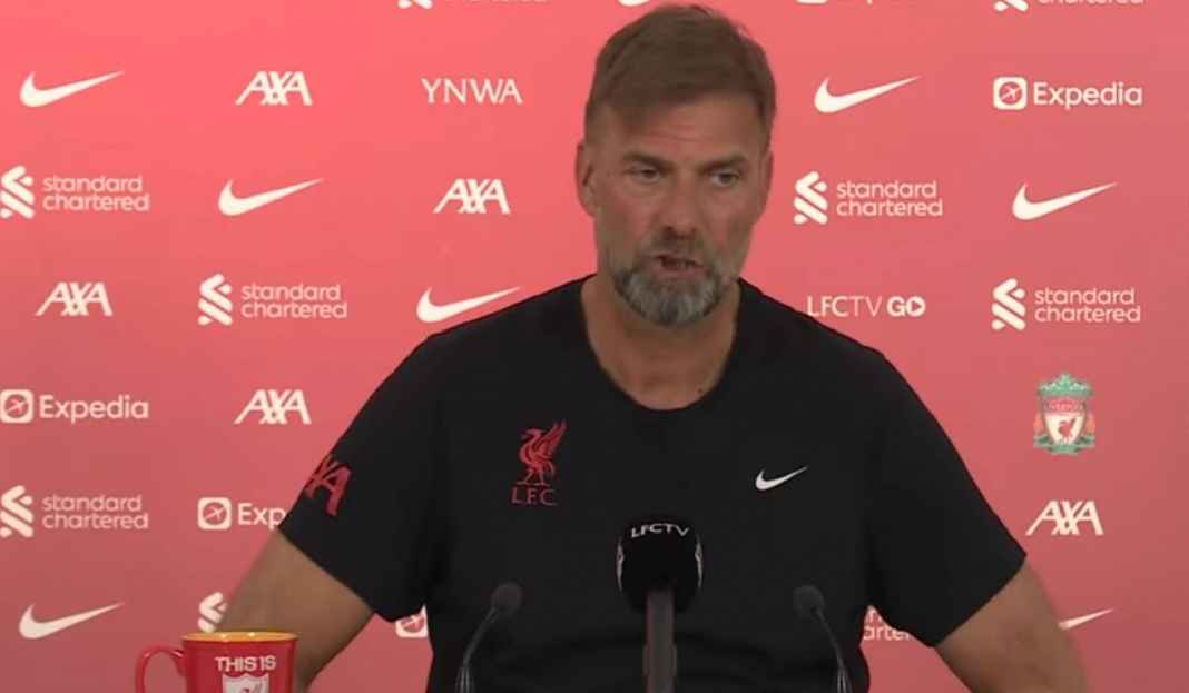 Jurgen Klopp Sedang Konferensi Pers Jelang Liverpool vs Chelsea Banyak Pelatih Dipecat Klub Liga Inggris, Jurgen Klopp Cemas Nggak Nih?