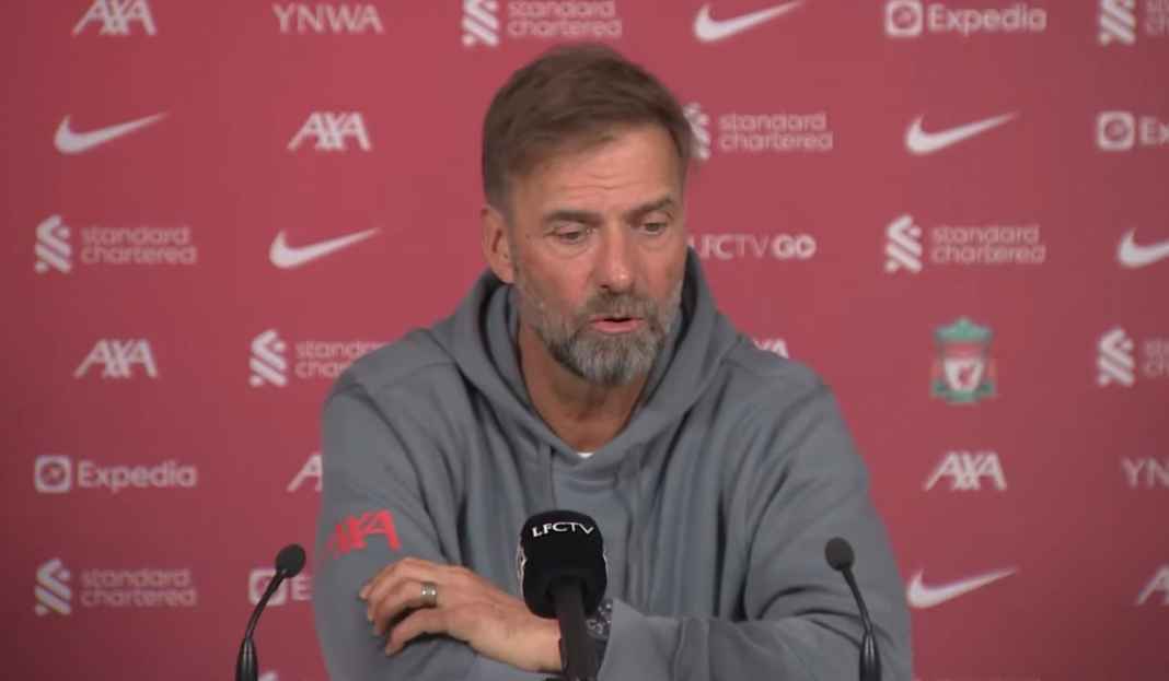 Jurgen Klopp ungkap kondisi tim Liverpool Jurgen Klopp Ungkap Kondisi Skuad Liverpool Jelang Laga Kontra Tottenham Hotspur