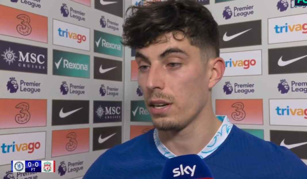 Kai Havertz bicarakan pemecatan Graham Potter Kai Havertz Sebut Chelsea Seharusnya Pantas Dapat Kemenangan Atas Liverpool