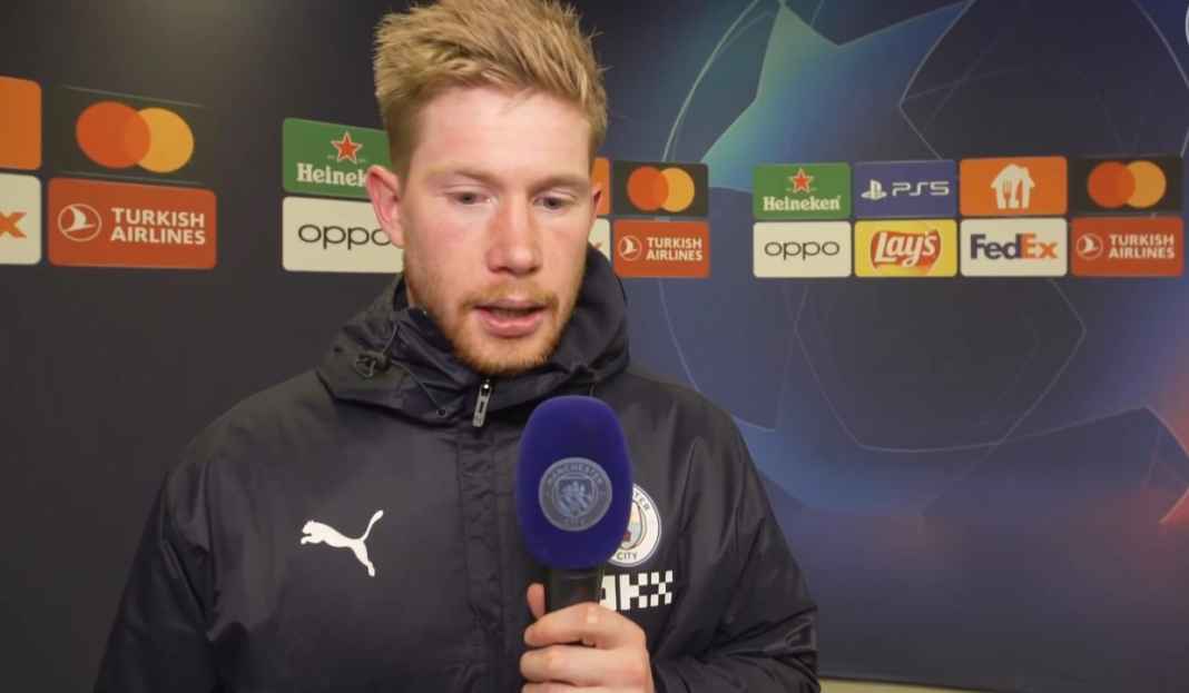 Kevin de Bruyne di wawancara usai pertandingan Kevin de Bruyne Sebut Manchester City Hadapi Tekanan Bayern Dengan Sangat Baik