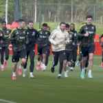 Latihan Manchester United Jelang Leg Kedua vs Sevilla
