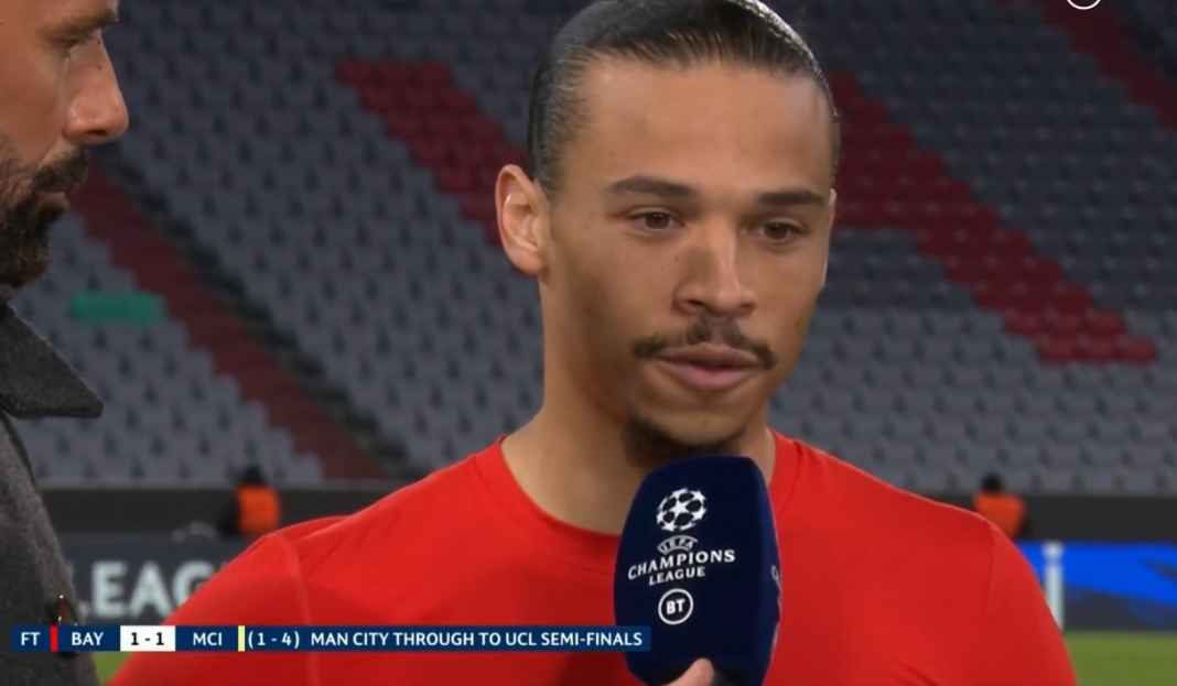 Leroy Sane usai Bayern Munchen tersingkir dari Liga Champions Leroy Sane Akui Manchester City Tampil Luar Biasa Saat Singkirkan Bayern Munchen