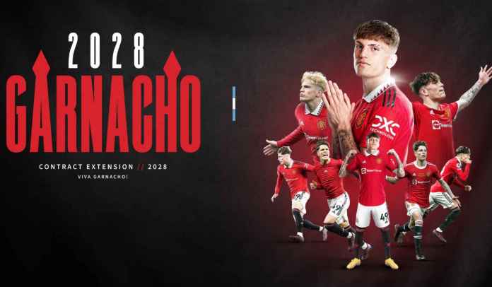 RESMI! Alejandro Garnacho Perpanjangan Kontrak di Manchester United Hingga 2028