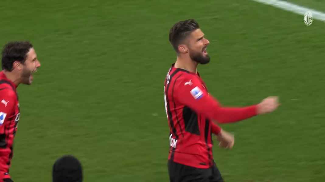 Olivier Giroud Milan Gagal Menang! Lazio Senang, Roma Gembira