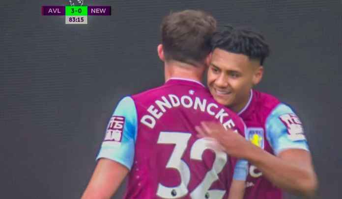 Ollie Watkins rayakan gol ke gawang Newcastle Prediksi Brentford vs Aston Villa, Tim Julen Lopetegui Terbang Tinggi, Menang Lima Beruntun