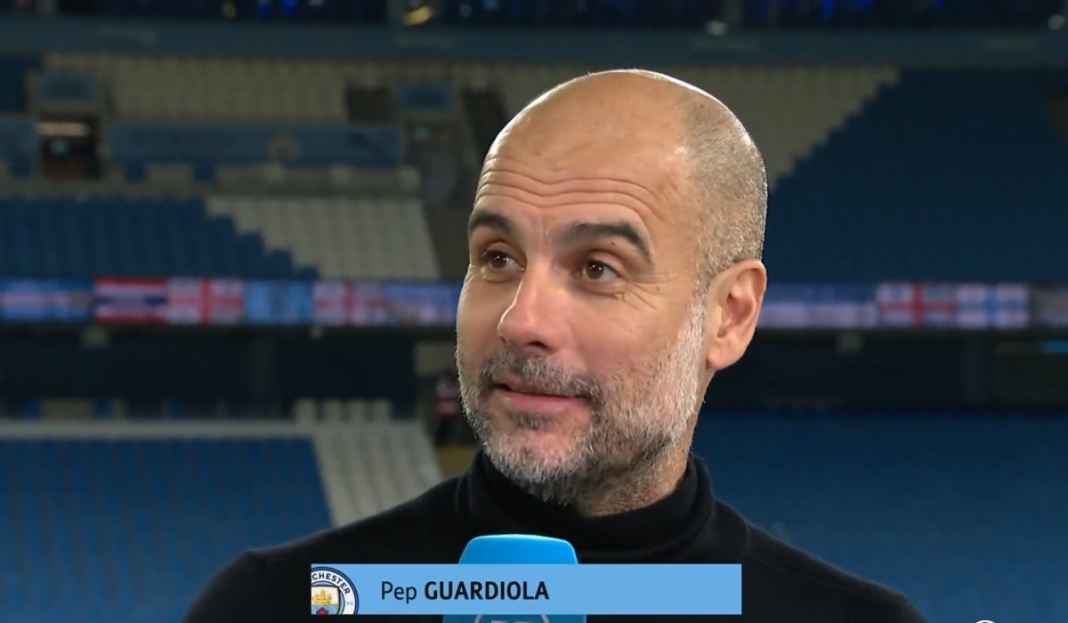 Pep Guardiola senang dengan kemenangan Manchester City Pep Guardiola Ungkap Rahasia Taktik Manchester City Saat Hancurkan Arsenal